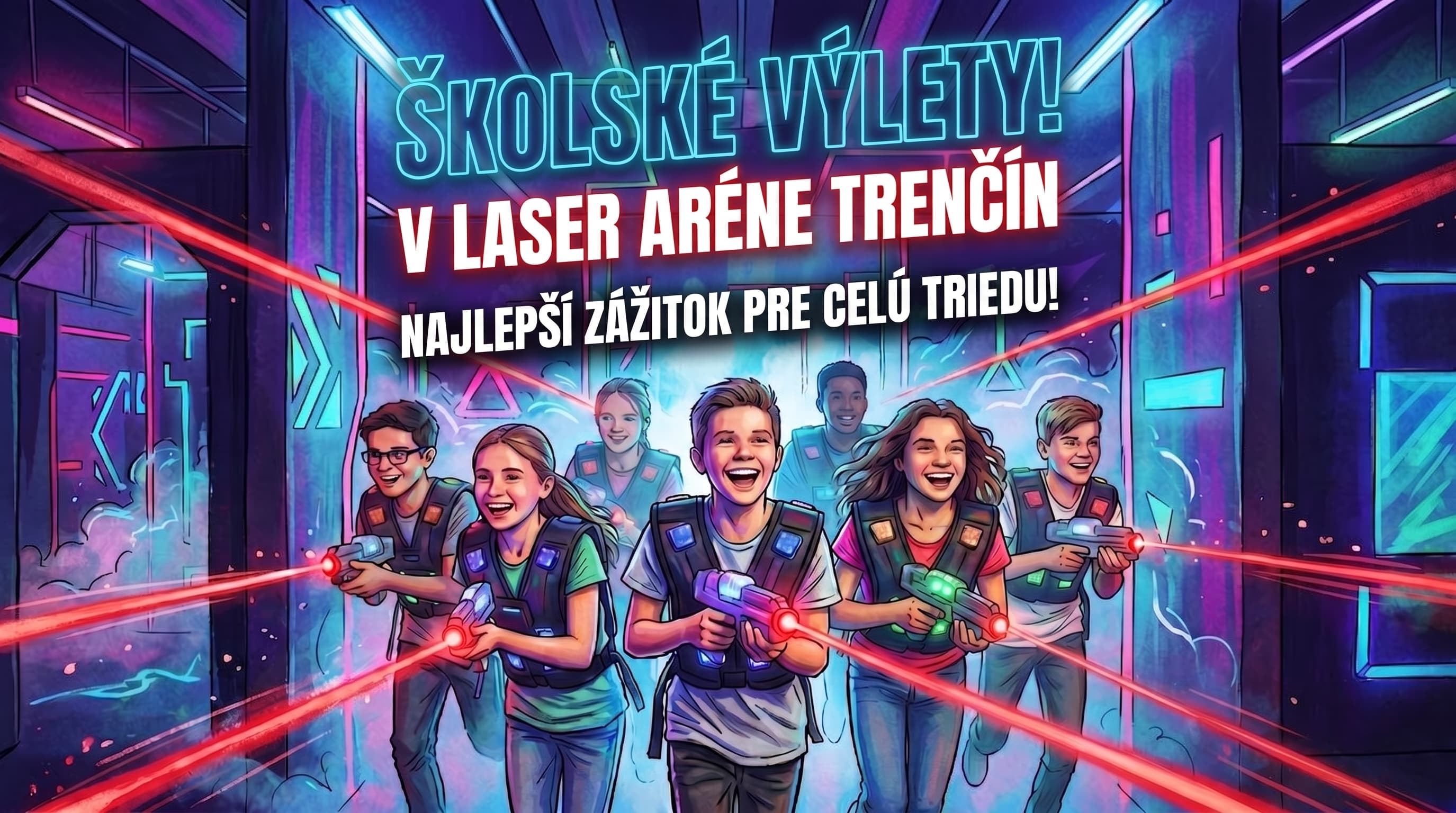 Školské výlety v Laser Aréne